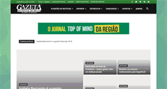 Desktop Screenshot of gazetadopontal.com.br