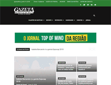 Tablet Screenshot of gazetadopontal.com.br